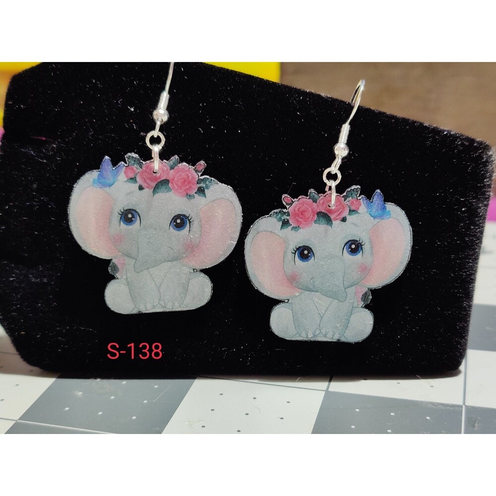 Cute Elephant Earrings